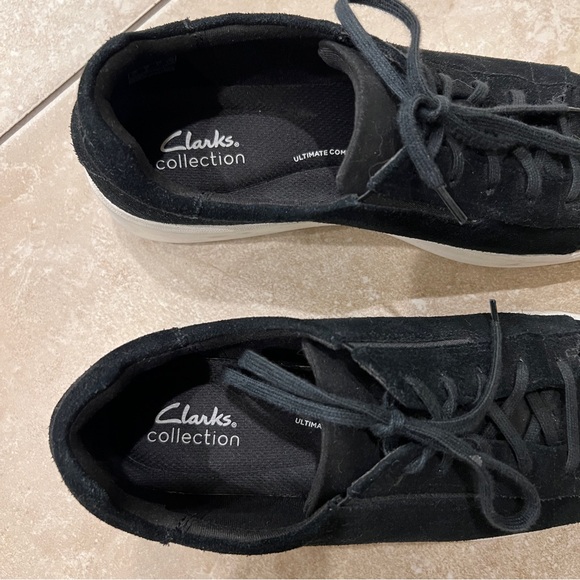 Clark’s black sueded sneakers - Picture 5 of 8